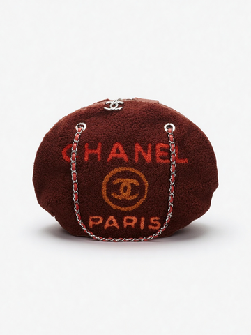 Shearling Round Bag
