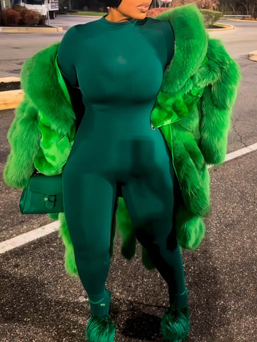 Long Fur Warm Coat