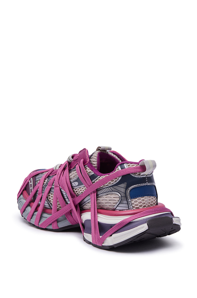 Purple Lace Up Sneaker