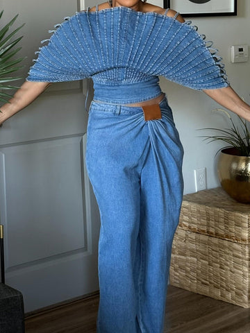 Denim Blouse