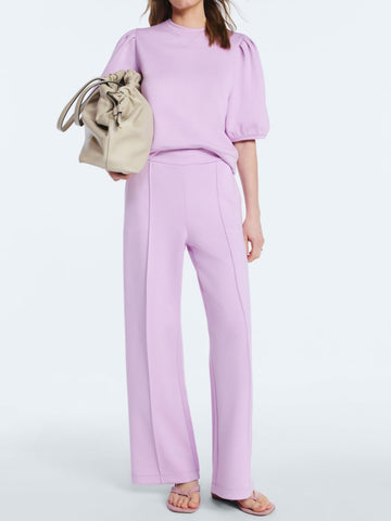 Scubaknit Pleated Sleeve Set