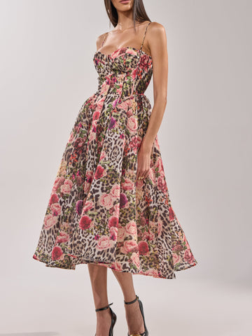 Fierce Printed Maxi Dress