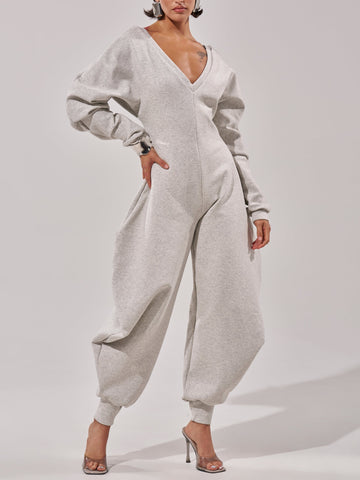Comfy Cozy Sweatshirt Jumpsuit