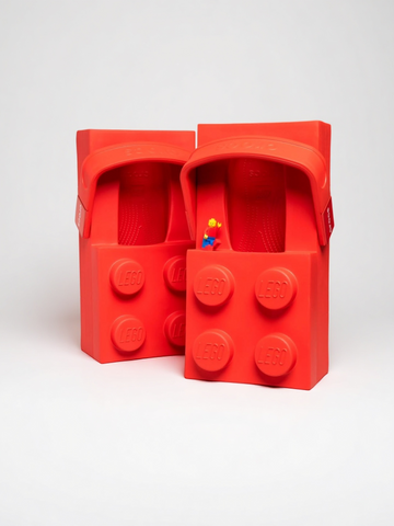 Groene/Red Brick Clog Shoes