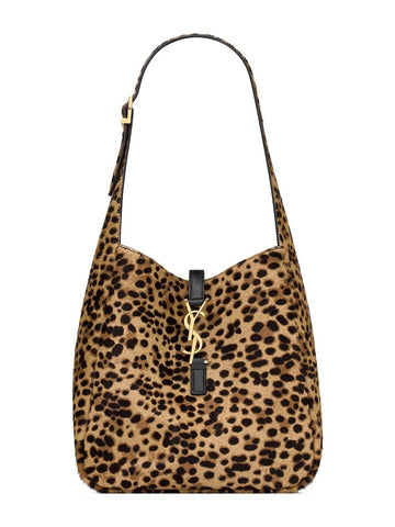 Leopard Print Hobo Shoulder Bag