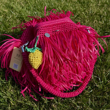 Handmade Raffia Tote Bag