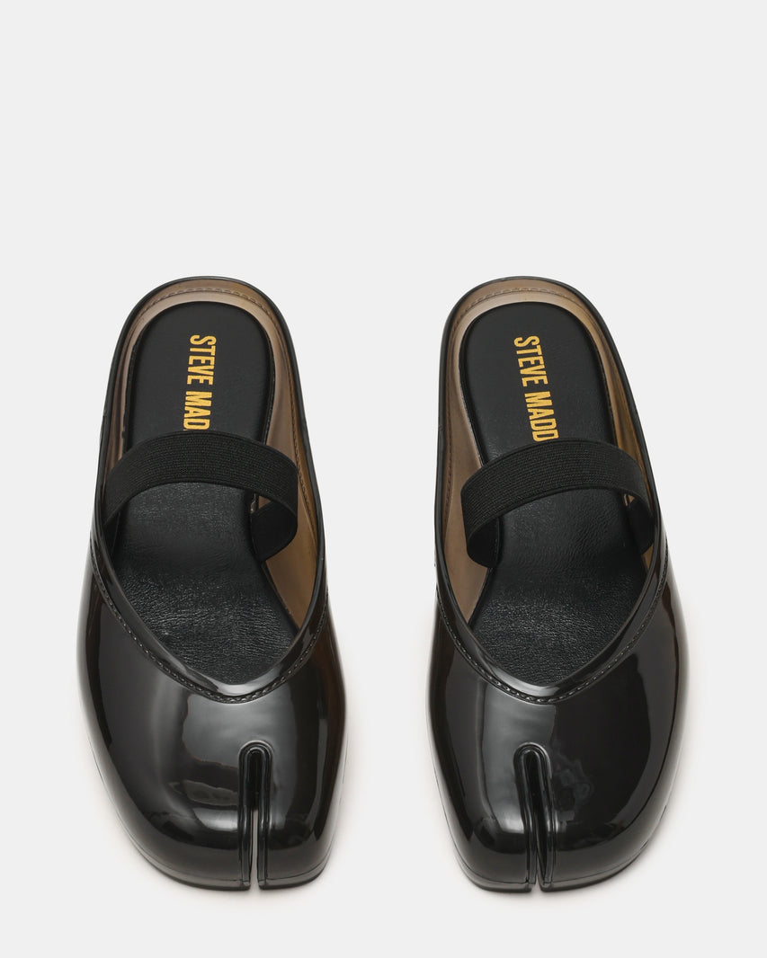 Translucent Tabi Mule Flats Cova